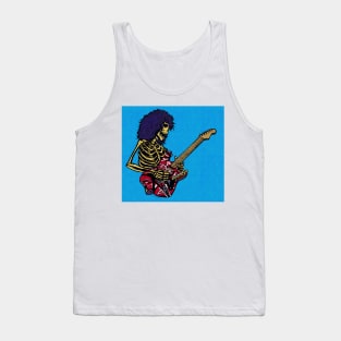 Dead E Guitar Rock Star Pop Art Tank Top